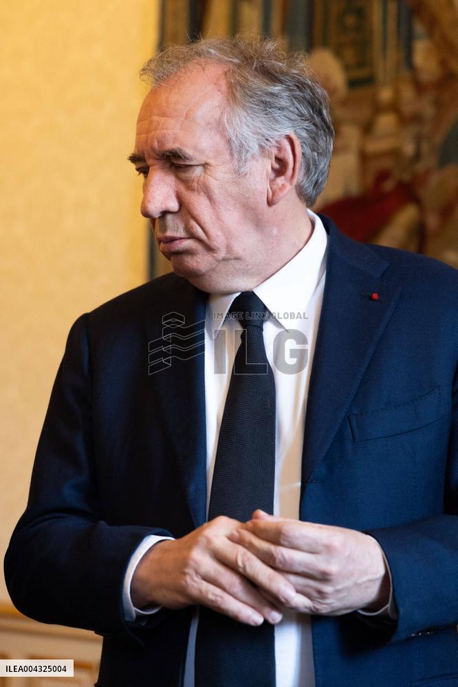 Francois Bayrou Receives Boualem Sansal s Support Committee - Paris