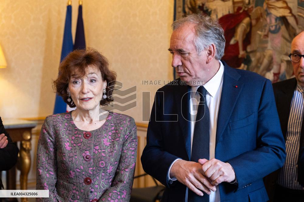 Francois Bayrou Receives Boualem Sansal s Support Committee - Paris