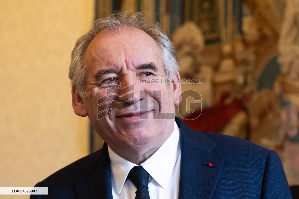 Francois Bayrou Receives Boualem Sansal s Support Committee - Paris