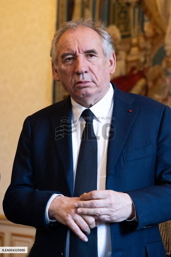 Francois Bayrou Receives Boualem Sansal s Support Committee - Paris