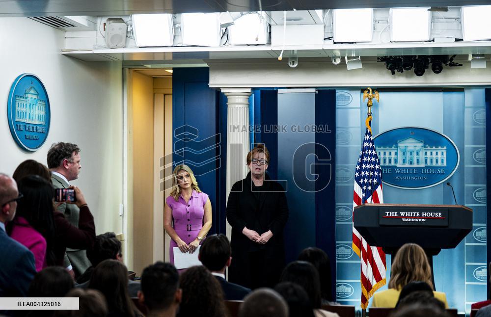 News Conference In The James S. Brady Press Briefing Room - DC