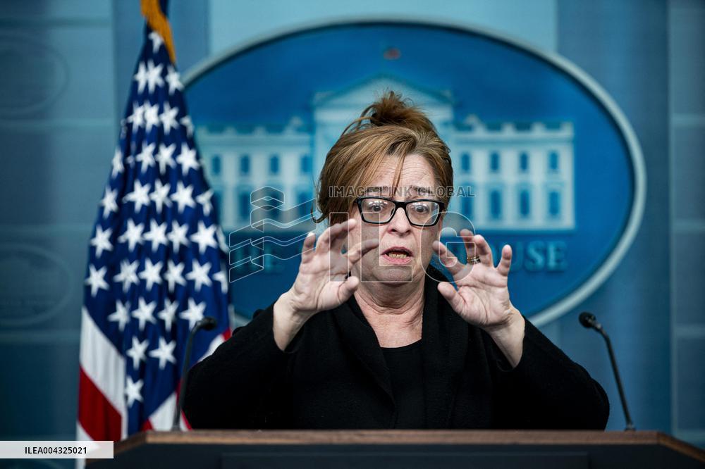 News Conference In The James S. Brady Press Briefing Room - DC
