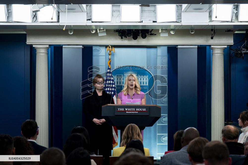 News Conference In The James S. Brady Press Briefing Room - DC