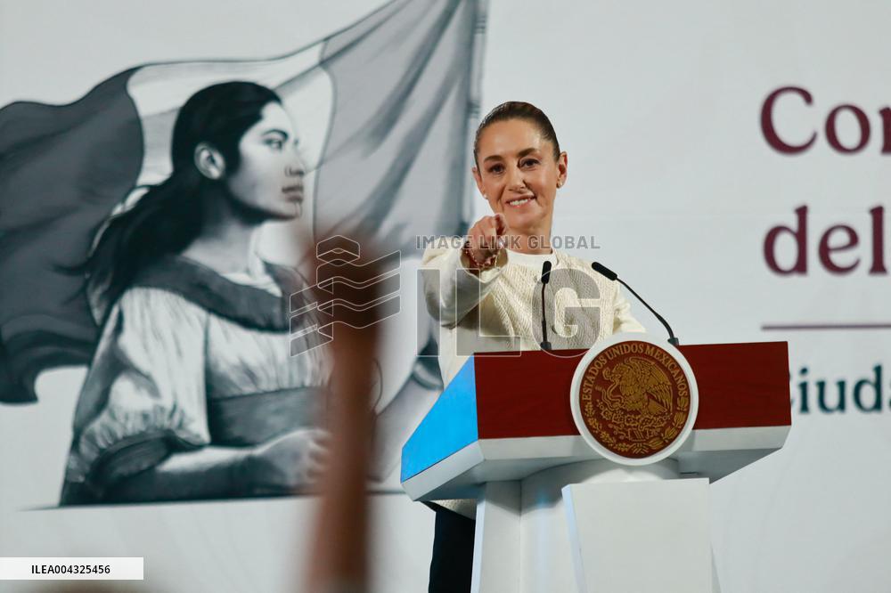 President Claudia Sheinbaum Holds News Conference - Mexico