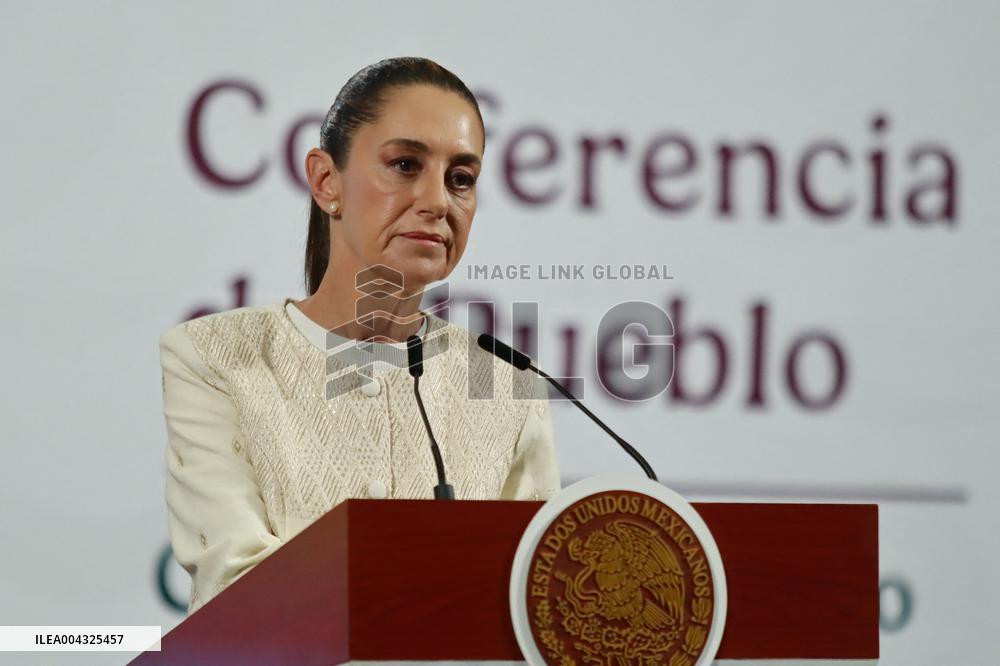 President Claudia Sheinbaum Holds News Conference - Mexico