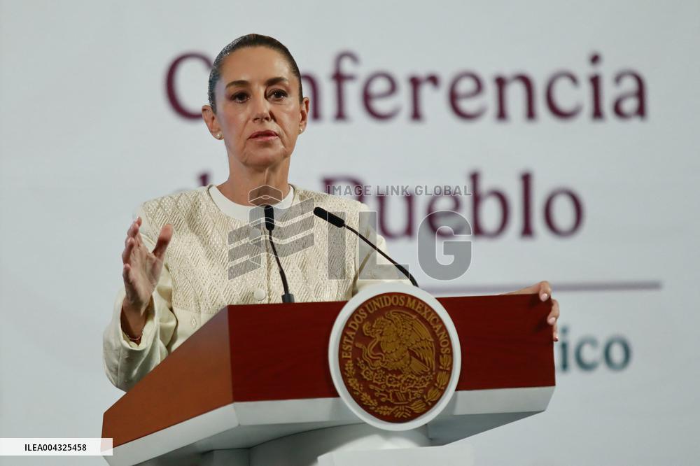 President Claudia Sheinbaum Holds News Conference - Mexico
