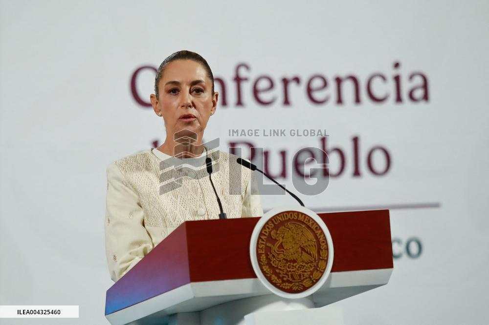 President Claudia Sheinbaum Holds News Conference - Mexico