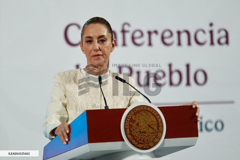President Claudia Sheinbaum Holds News Conference - Mexico
