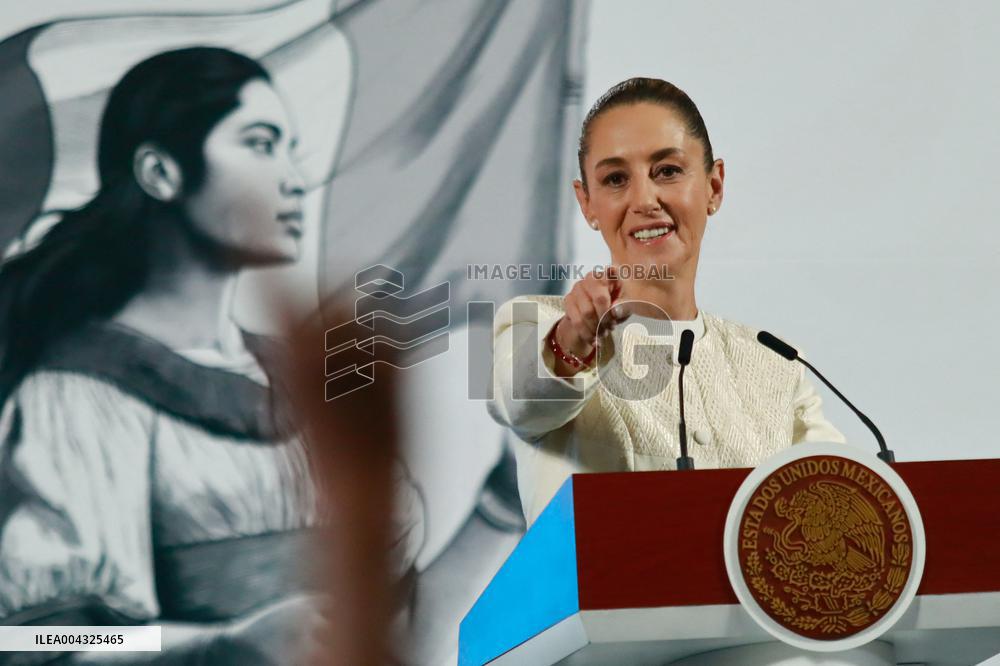 President Claudia Sheinbaum Holds News Conference - Mexico
