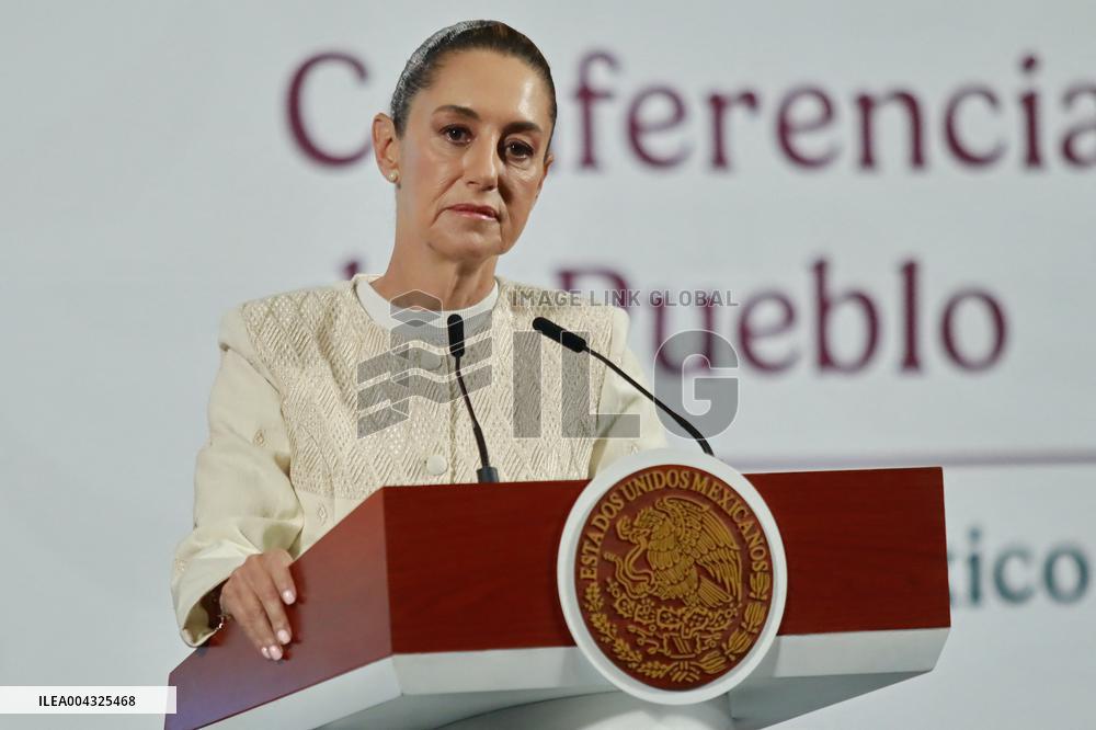 President Claudia Sheinbaum Holds News Conference - Mexico