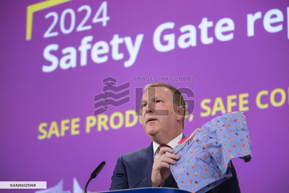 EU Commissions Safety Gate 2024 - Brussels