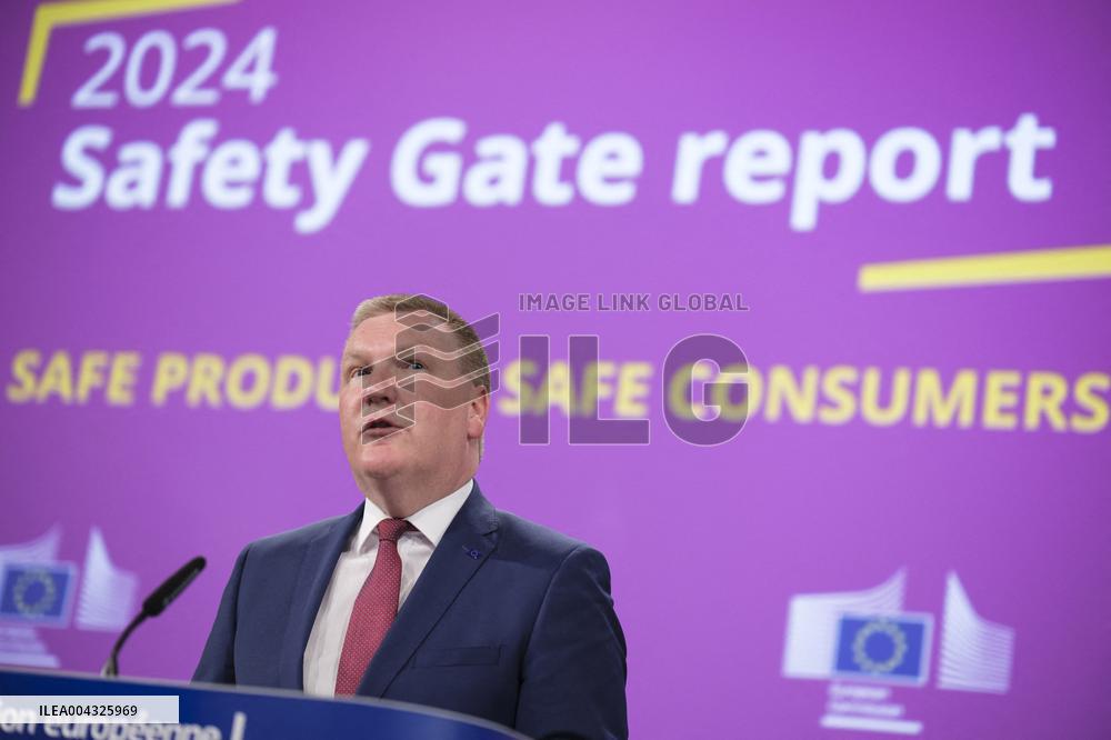 EU Commissions Safety Gate 2024 - Brussels