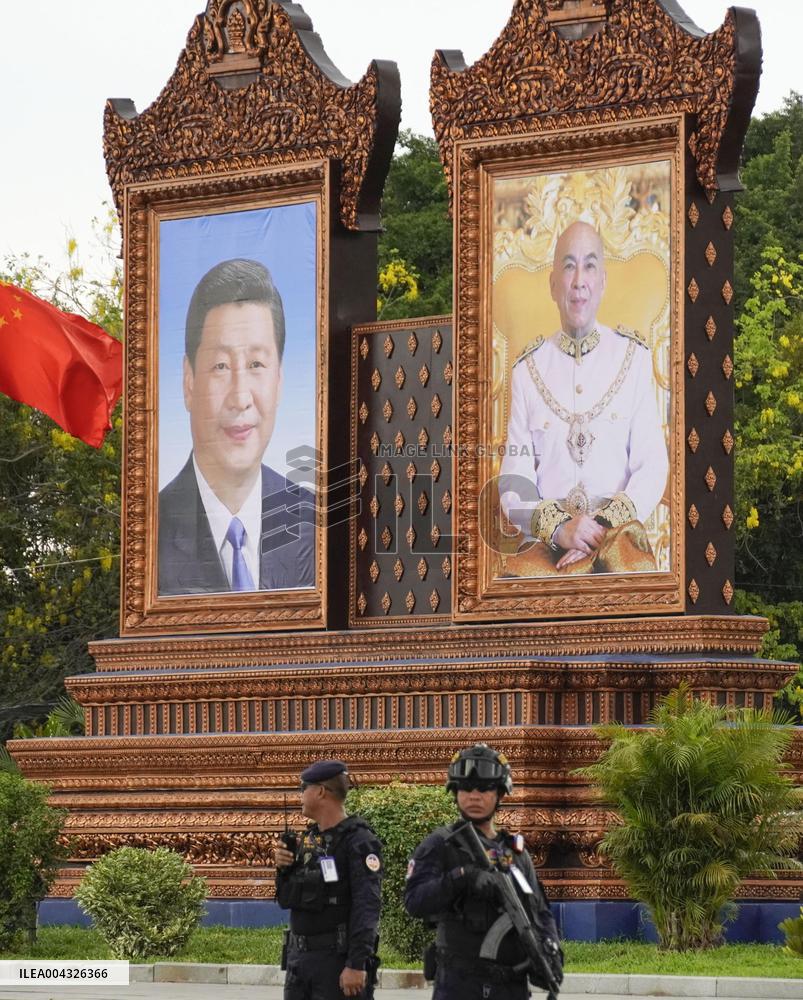 Chinese President Xi in Cambodia