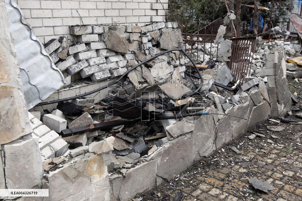 Aftermath of large-scale April 16 Russian drone attack in Dnipro