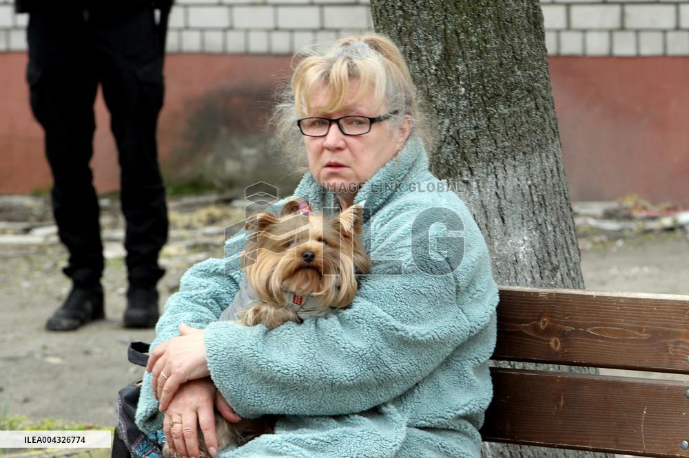 Aftermath of large-scale April 16 Russian drone attack in Dnipro