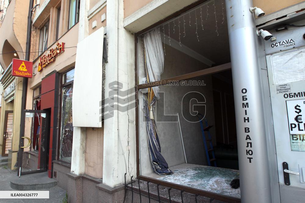 Aftermath of large-scale April 16 Russian drone attack in Dnipro