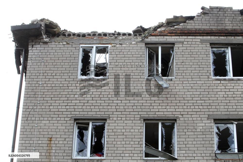 Aftermath of large-scale April 16 Russian drone attack in Dnipro