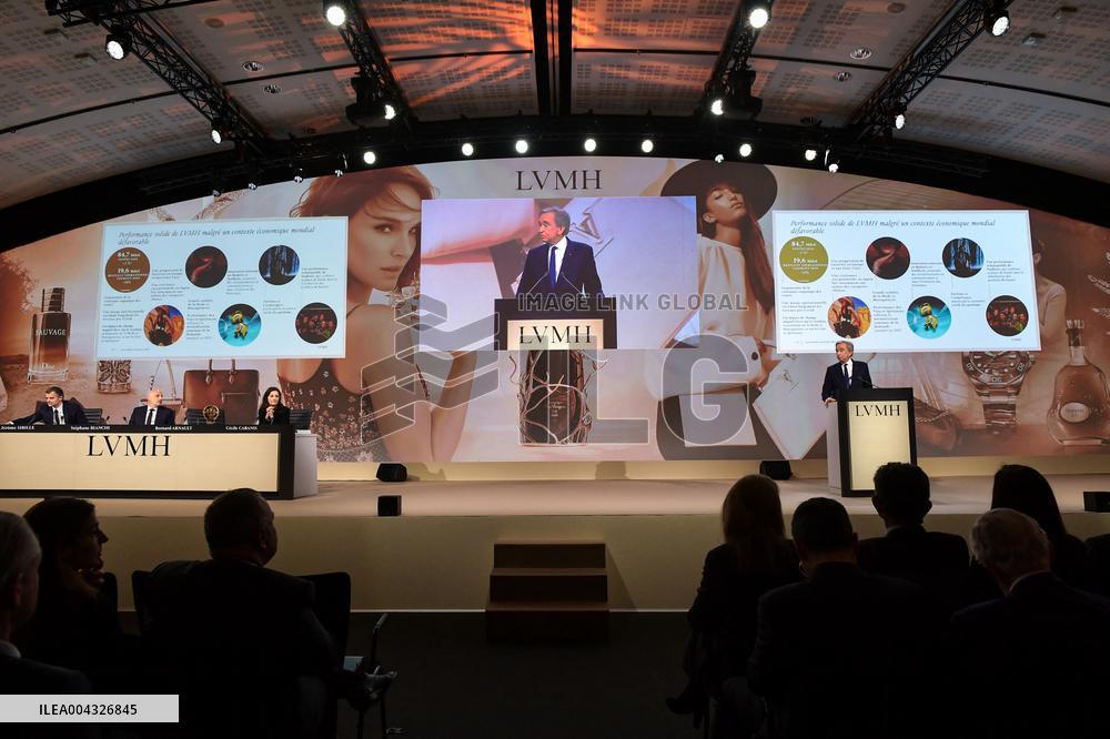 General meeting of LVMH in Paris - FA