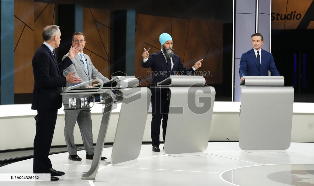 Federal Leaders TV Debate in Montreal
