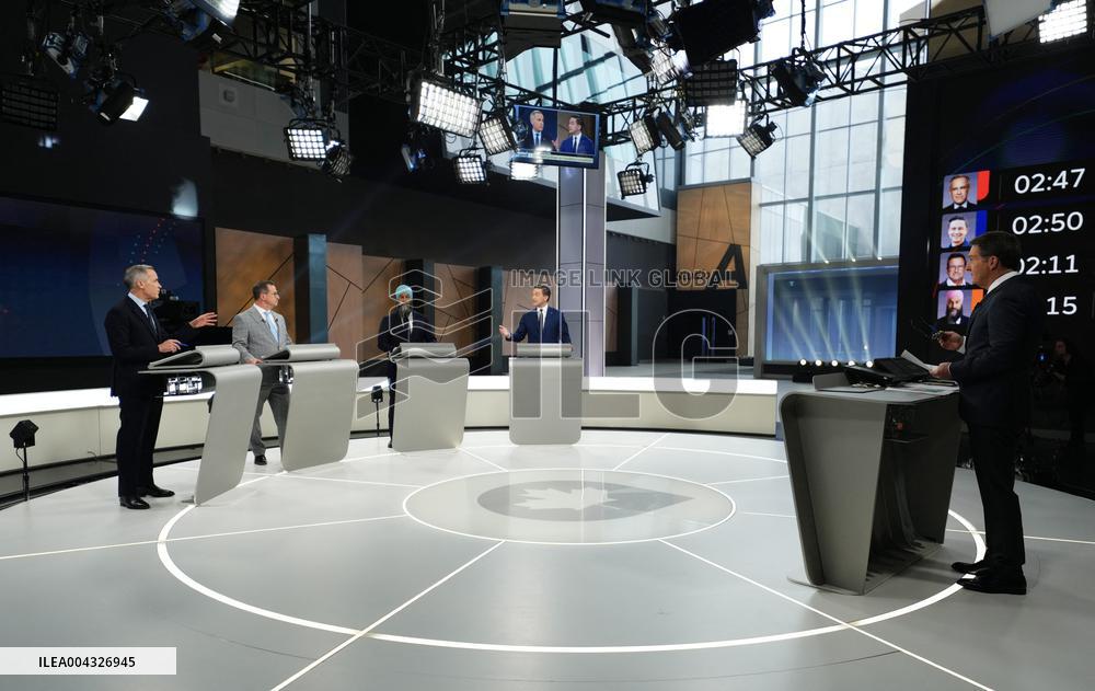 Federal Leaders TV Debate in Montreal