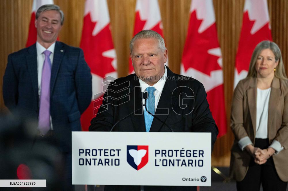Doug Ford Attends First Minister Meeting - Toronto