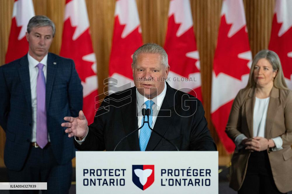 Doug Ford Attends First Minister Meeting - Toronto