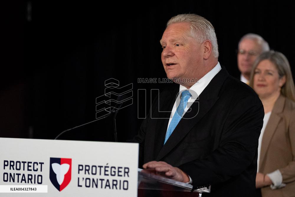 Doug Ford Attends First Minister Meeting - Toronto