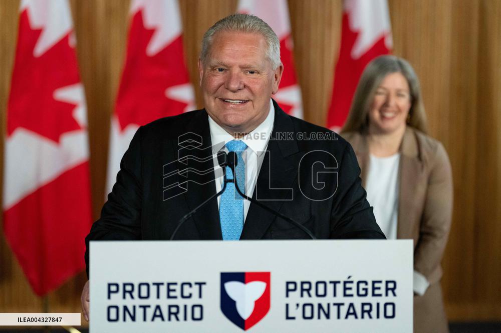 Doug Ford Attends First Minister Meeting - Toronto