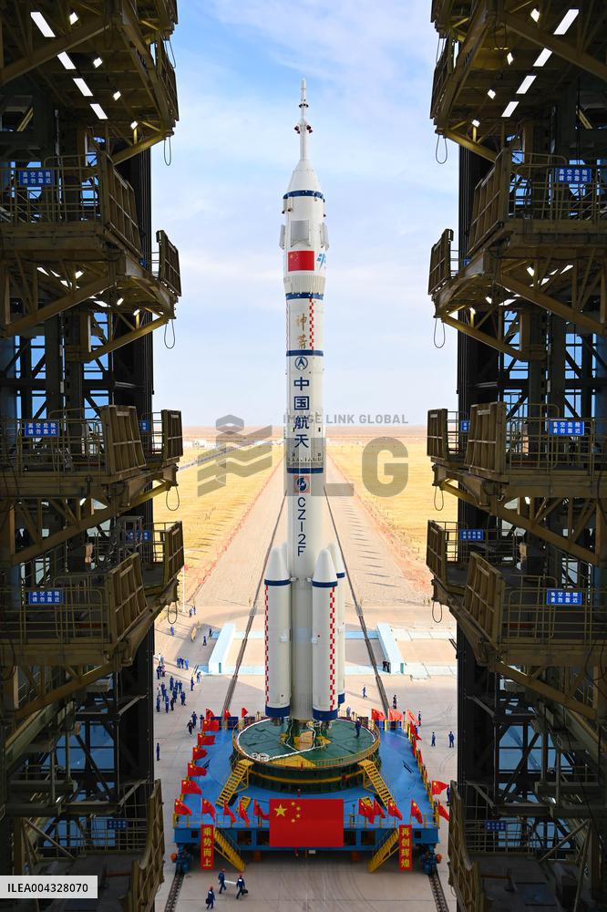 Shenzhou-20 Crewed Spaceship Launch Preparation - Jiuqua