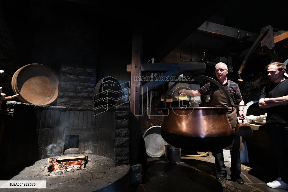 Emmental Cheese Making - Switzerland