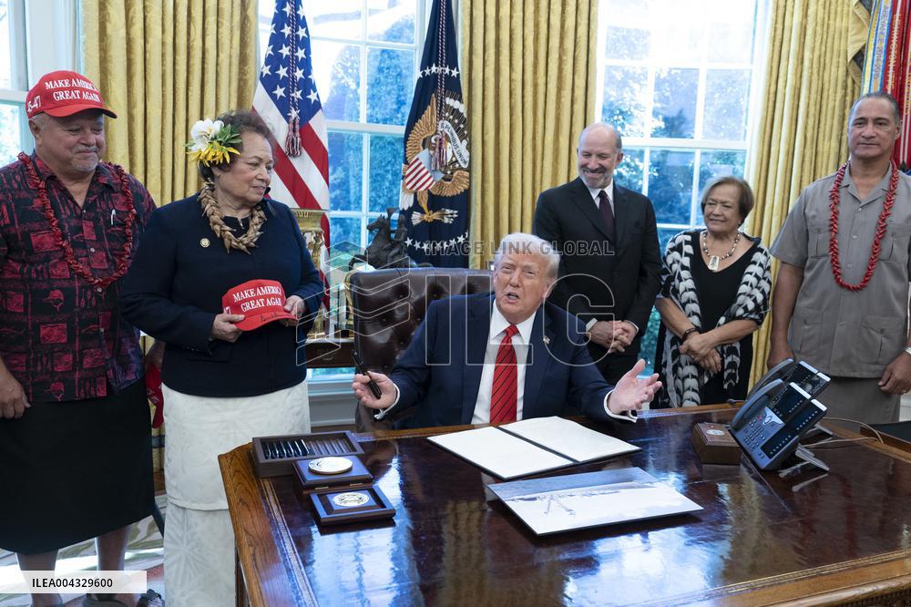 Trump Signs a Proclamation Expanding Fishing Rights in the Pacific islands