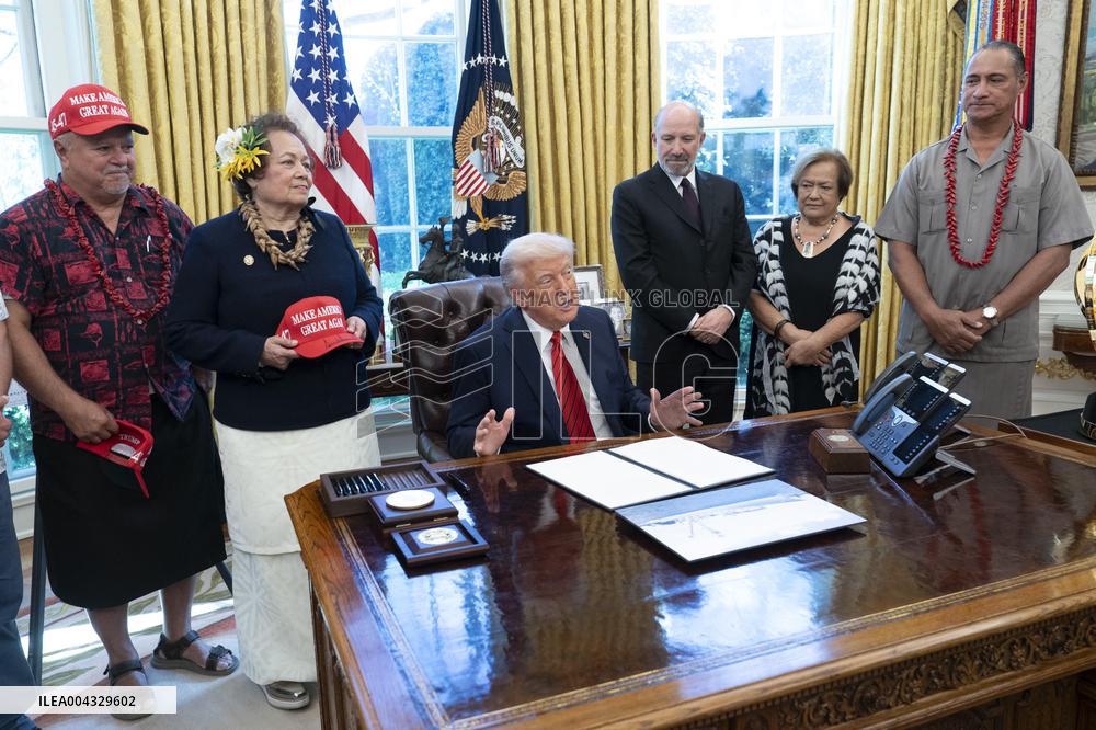 Trump Signs a Proclamation Expanding Fishing Rights in the Pacific islands
