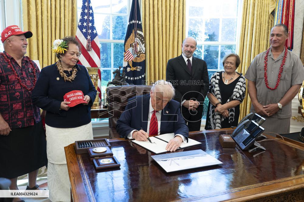 Trump Signs a Proclamation Expanding Fishing Rights in the Pacific islands
