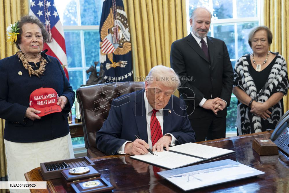 Trump Signs a Proclamation Expanding Fishing Rights in the Pacific islands