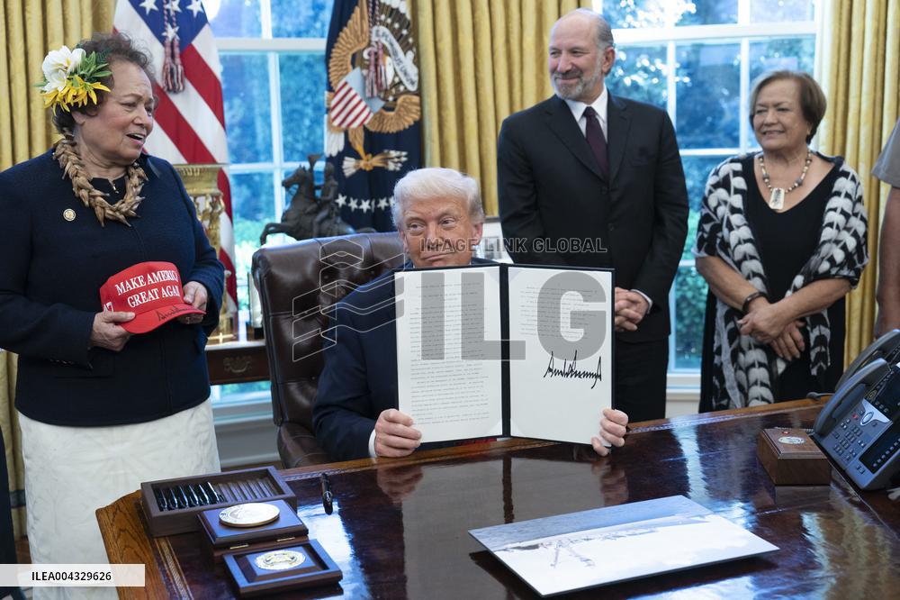 Trump Signs a Proclamation Expanding Fishing Rights in the Pacific islands