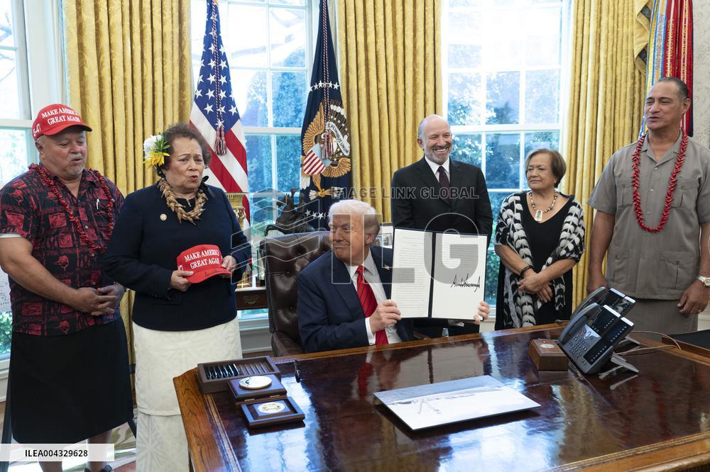 Trump Signs a Proclamation Expanding Fishing Rights in the Pacific islands