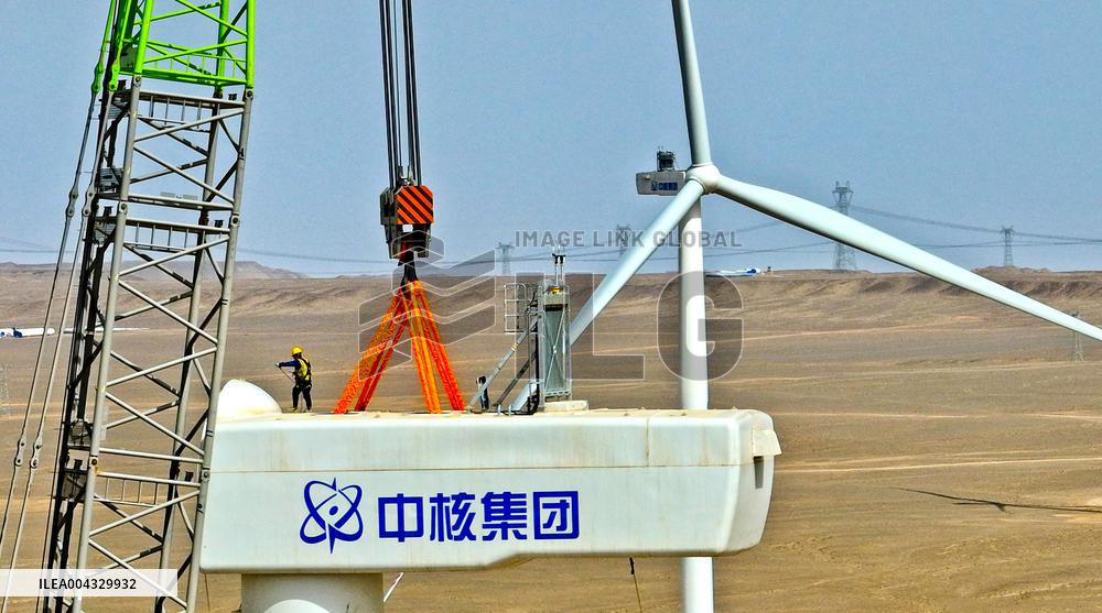100,000-kilowatt Wind Power Project Construction in Zhangye