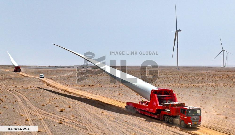 100,000-kilowatt Wind Power Project Construction in Zhangye