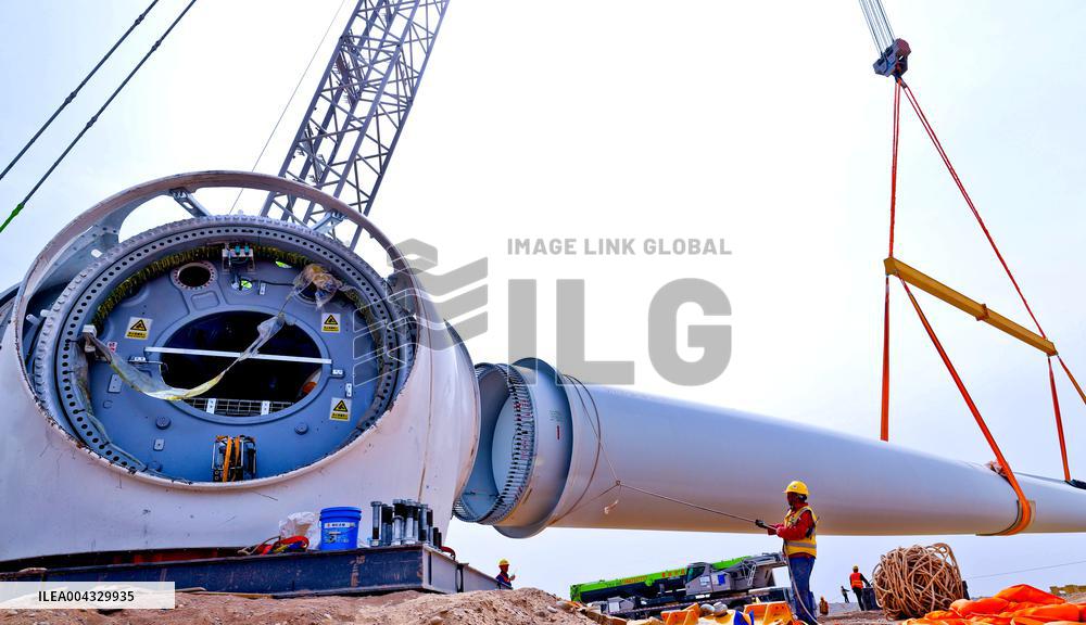 100,000-kilowatt Wind Power Project Construction in Zhangye