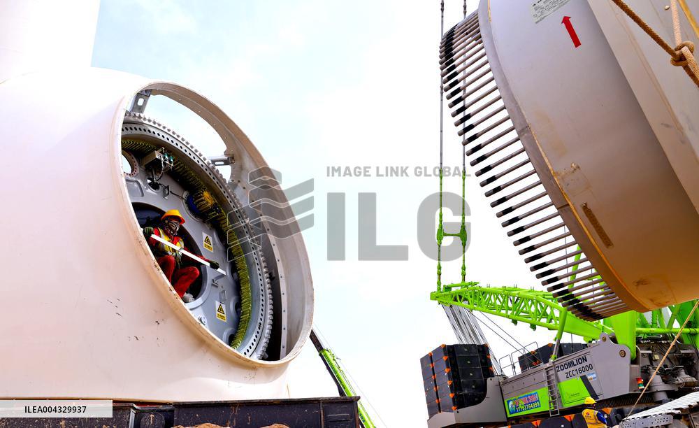 100,000-kilowatt Wind Power Project Construction in Zhangye