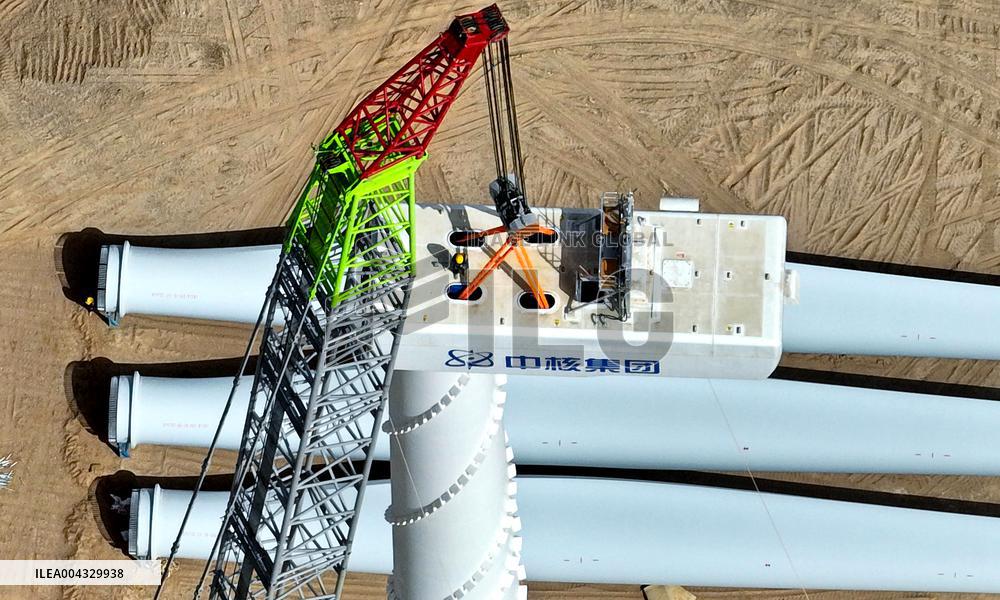 100,000-kilowatt Wind Power Project Construction in Zhangye