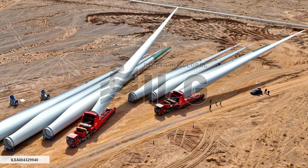 100,000-kilowatt Wind Power Project Construction in Zhangye