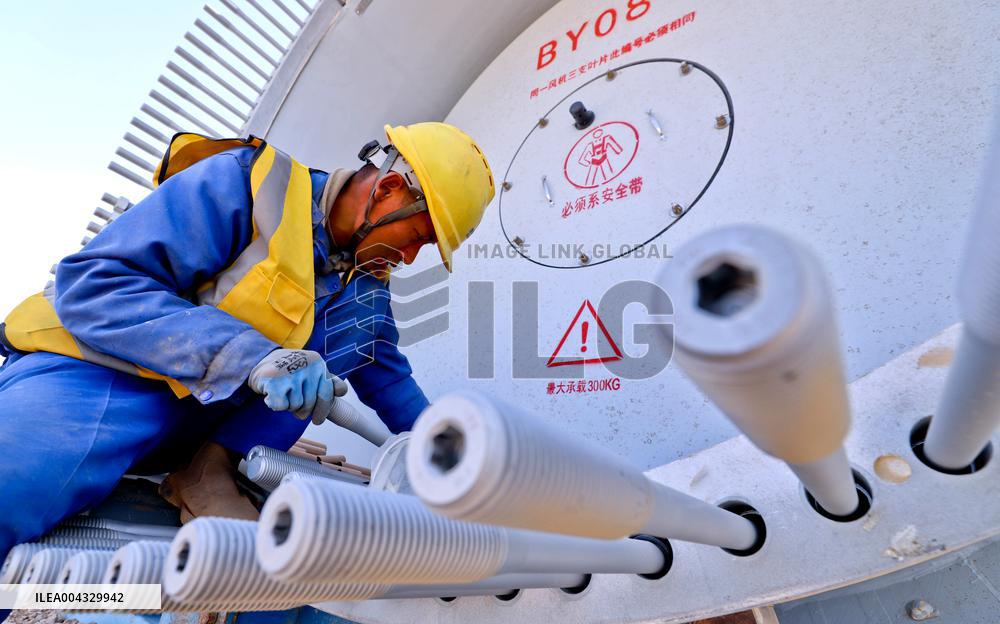 100,000-kilowatt Wind Power Project Construction in Zhangye