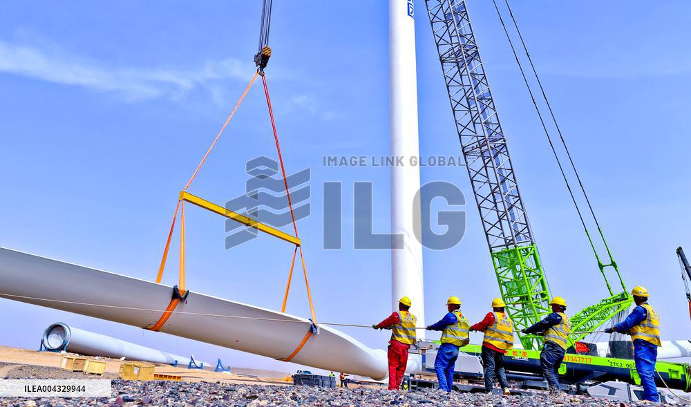 100,000-kilowatt Wind Power Project Construction in Zhangye