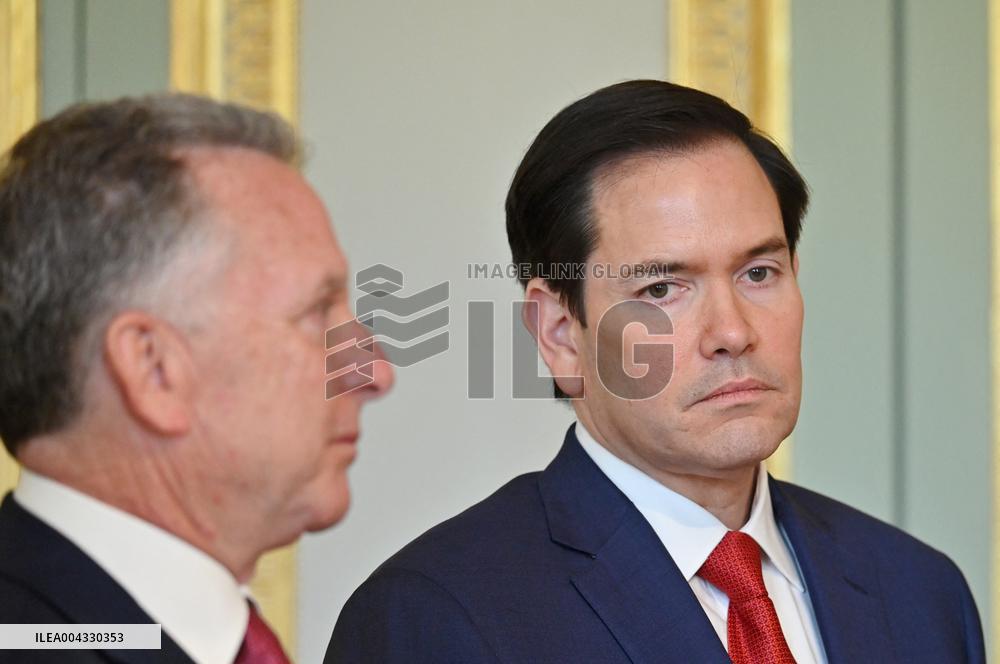 Lammy Rubio And Barrot Bilateral Meeting - Paris