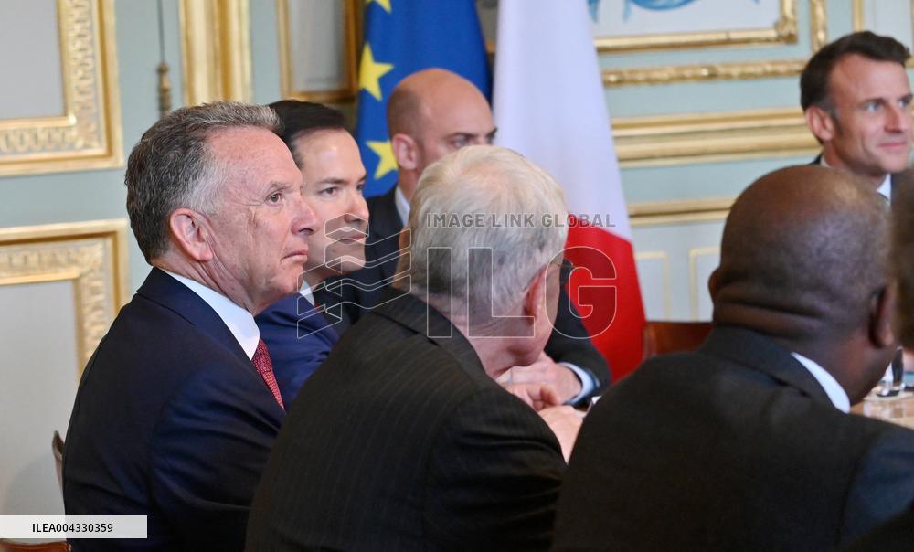 Lammy Rubio And Barrot Bilateral Meeting - Paris