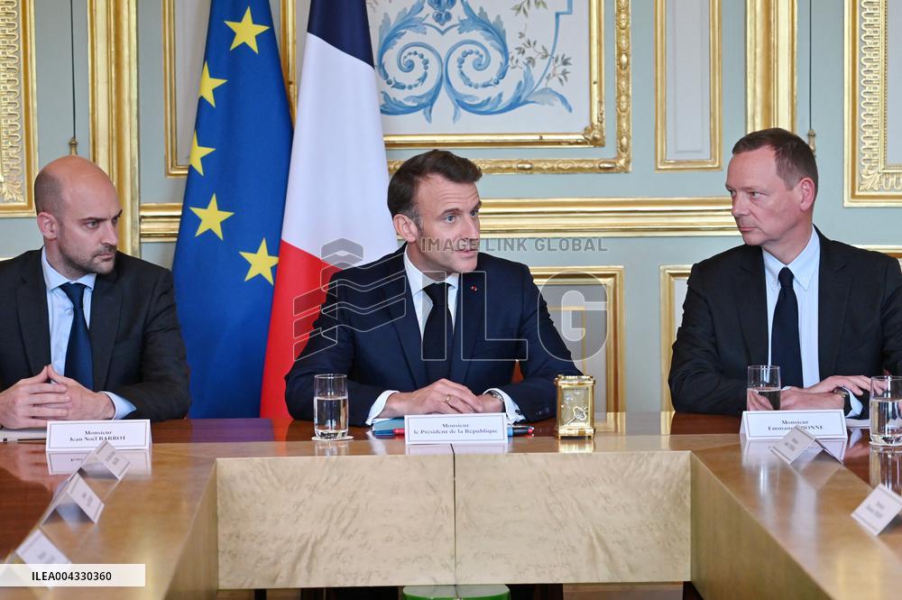 Lammy Rubio And Barrot Bilateral Meeting - Paris