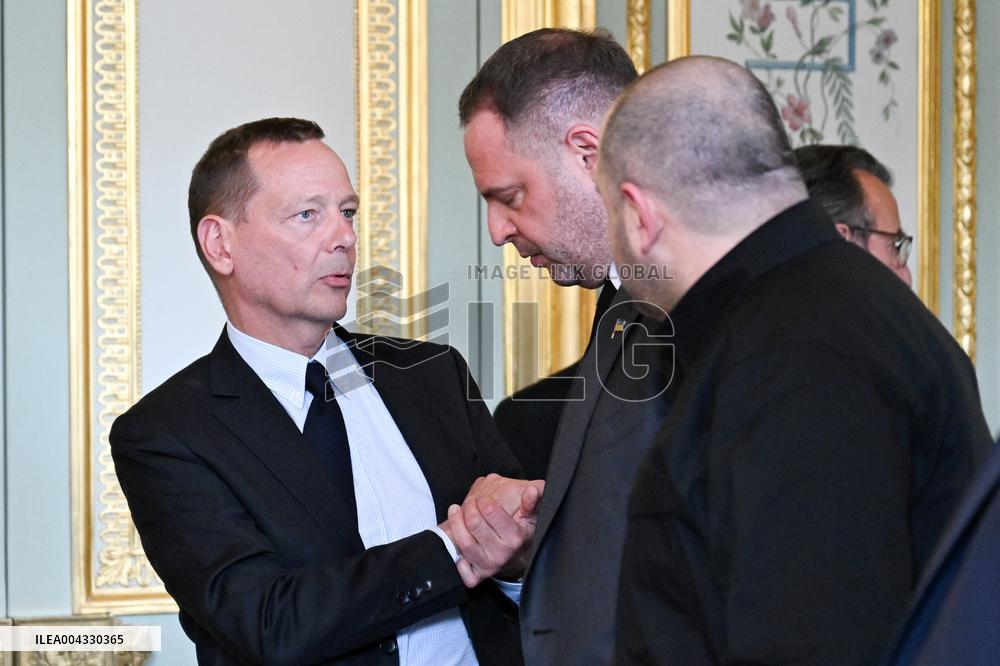 Lammy Rubio And Barrot Bilateral Meeting - Paris