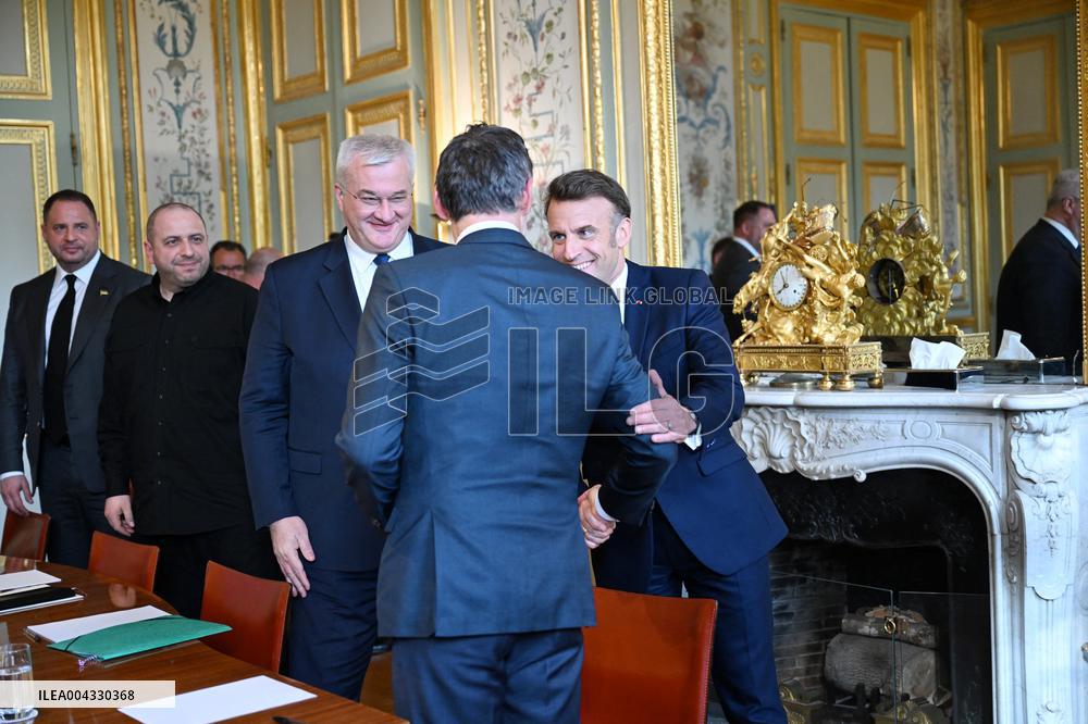 Lammy Rubio And Barrot Bilateral Meeting - Paris