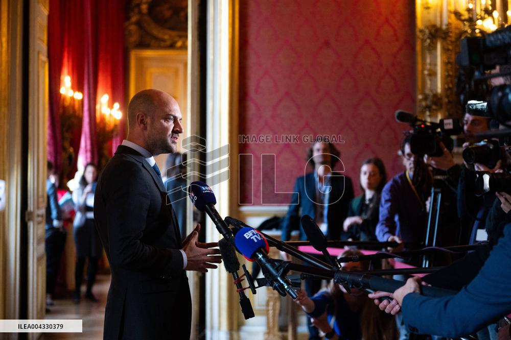 Lammy Rubio And Barrot Bilateral Meeting - Paris